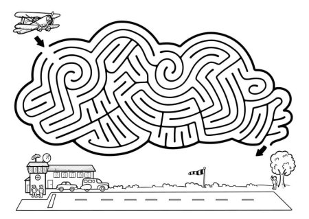Лабиринт задания для детей 7 лет