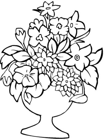 Весенние цветы раскраска для детей