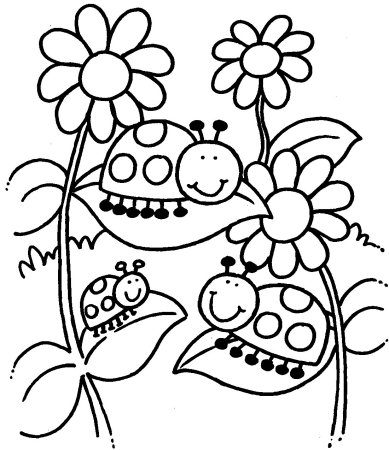 Разукрашки лето для детей 5 лет