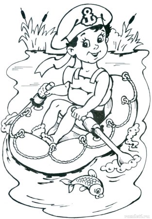 Раскраски лето для детей 5-6 лет