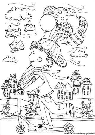 Раскраска Весна для детей 5-6 лет