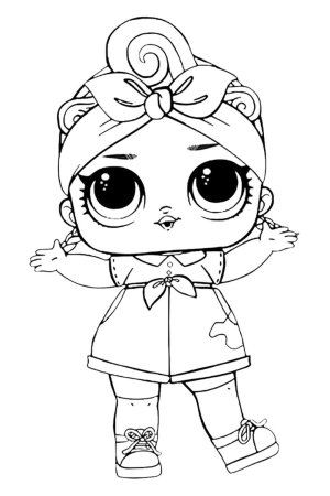 Раскраска ЛОЛ сюрпрайз