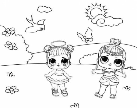 Раскраска ЛОЛ на море