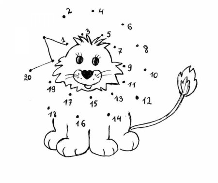 Соедини по точкам