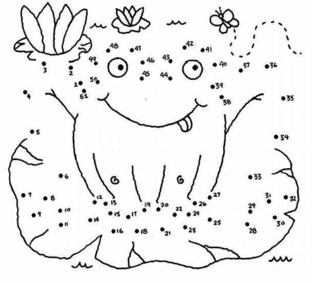 Рисование по точкам 6 лет