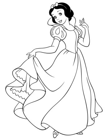 Раскраски Диснеевские принцессы Рапунцель
