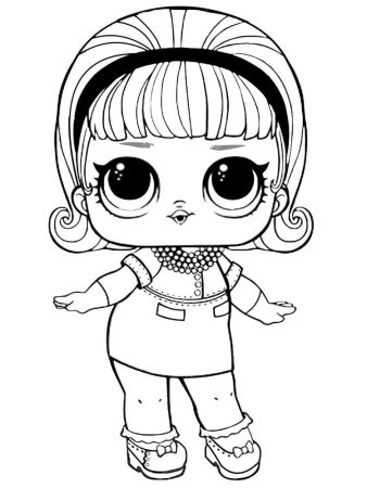 ЛОЛ раскраски мадам Квин