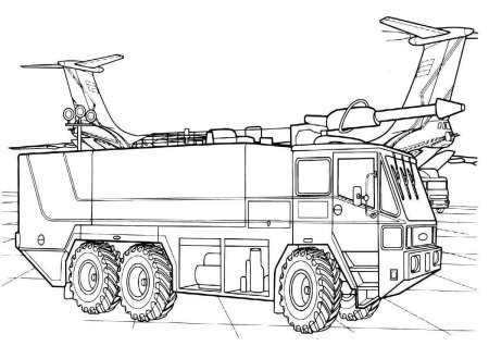 Боевые машины раскраска