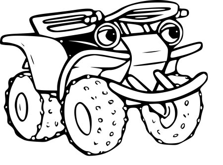 Раскраска квадроцикл