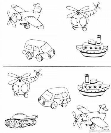 Задания транспорт для детей 4 лет