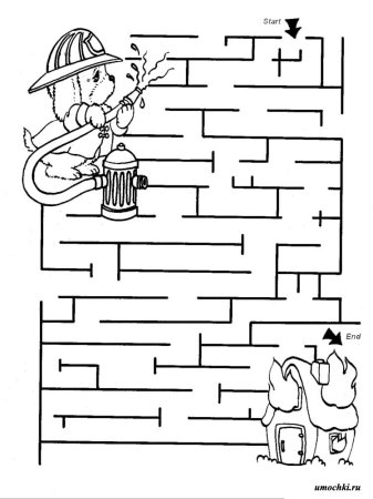 Лабиринт задание для детей