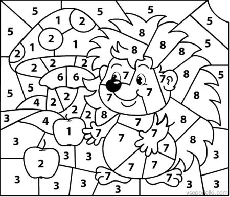 Раскраска по цифрам