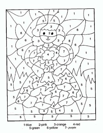Раскраска по цифрам