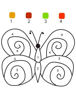Раскраска по номерам для мальчиков