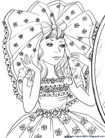 Раскраски длядевочекъ