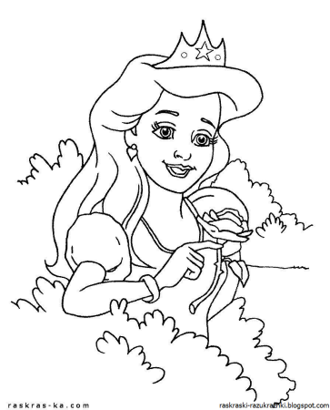 Раскраски для девочек 5 лет