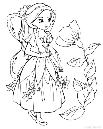 Раскраска для девочек