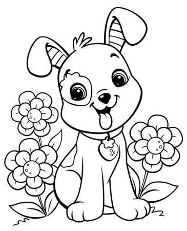 Раскраски Шарлотта Земляничка питомцы