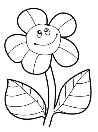 Цветы. Раскраска