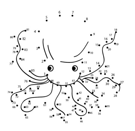 Рисование по точкам сложные