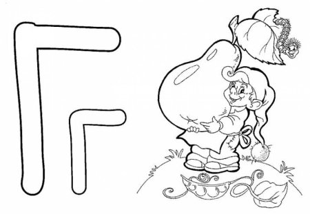 Буквы для раскрашивания для детей