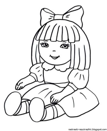 Куклы раскраски для девочек