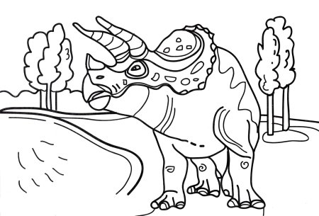 Машина динозавр раскраска