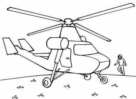 Раскраска. Военные вертолеты