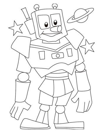 Раскраска Тобот Кватран