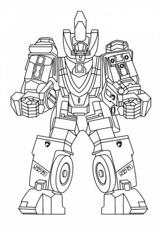 Оптимус Прайм раскраска