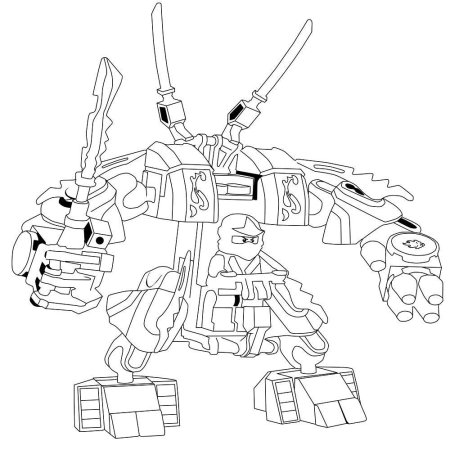 Раскраска лего Оптимус Прайм