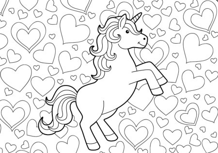 Раскраски для девочек Единороги