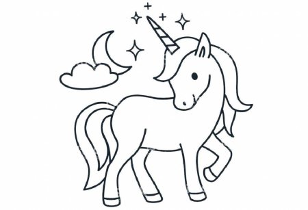 Раскраска Единороги