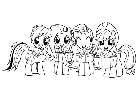 Май лит пони раскраска