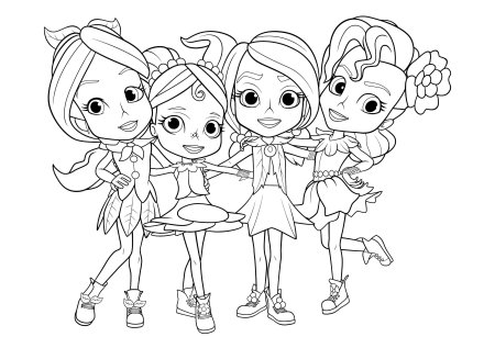 Раскраски для детей сказочный патруль