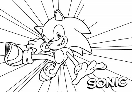 Соник бум раскраска Соник