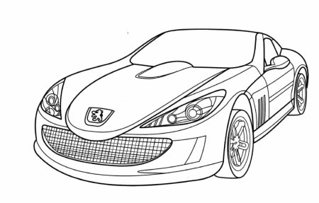 Автомобили (раскраски)