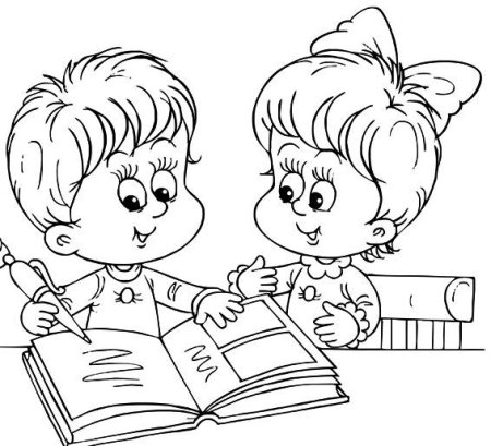 Раскраска Школьная тематика