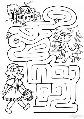 Лабиринт для детей 6 лет