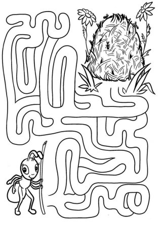 Для детей 5 лет развивающие задания лабиринты