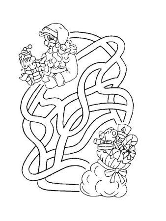 Новогодний Лабиринт для детей