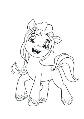 My little Pony новое поколение раскраска