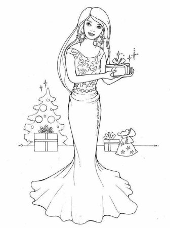 Раскраска баба