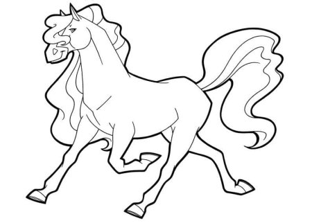 Раскраски из мультика лошадки