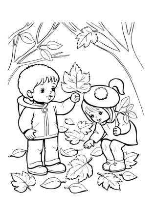 Раскраска. В огороде