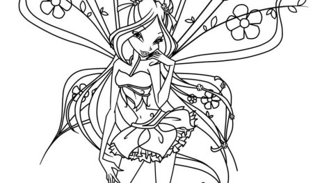 Феи Винкс раскраска для детей