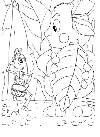 Мультраскраска: Лунтик и его друзья