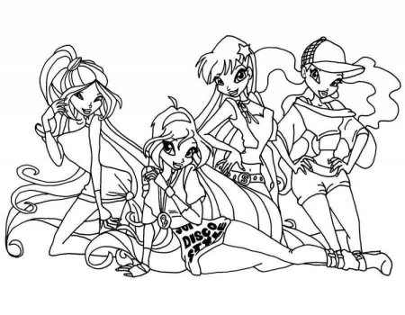 Феи Винкс раскраска