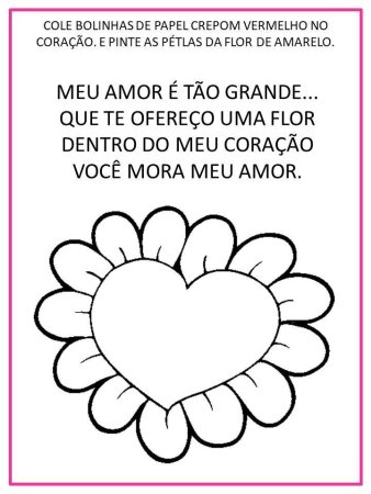 Сердечко с цветами раскраска