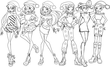 Разукрашки феи Винкс